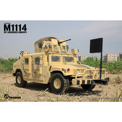 Die Cast M1114 Up-Armored HMMWV (Sand) (Damaged)