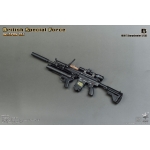 British Special Force Weapon Set - Fusil d'assaut HK417 Sharpshooter / L17A2 (Noir)