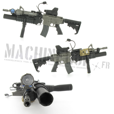 M4A1 SOPMOD rifle w/ M203 40MM grenade launcher Playhouse