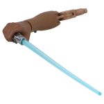 African Male Right Hand with LED Lightsaber (Blue)
