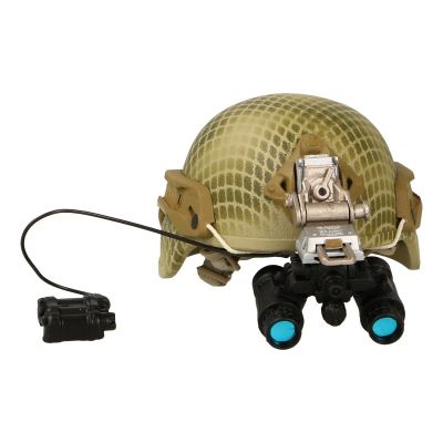 Casque De Combat ACH Gentex Modifié - Rails Norotos - Peinture Camouflage