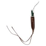 Survival knife with brown leather sheath, Rambo First Blood style