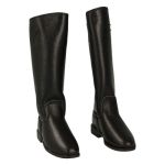 Genuine Leather Cavalry Boots (Black)