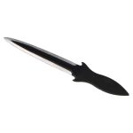 Couteau de botte ou couteau de lancer à double lame (Noir)