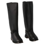 Sapogi boots (pair, black leather)
