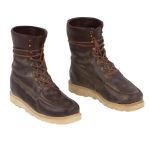 Moc-toe boots (brown)