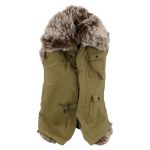 Padded winter greatcoat quilted overcoat