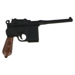 Metal Mauser C96 semi-automatic pistol (