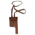 Leather shoulder holster for Mauser C96 pistol (brown)