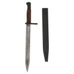 Infantry bayonet with steel scabbard (black)
