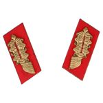 Artillery Officer's Collar Tabs (Red)