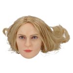 Uma Thurman head sculpt with realistic hair