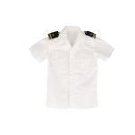 US Navy Summer Uniform Shirt with Lieutenant O-3 Shoulder Straps