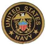 Patch rond United States Navy - Gold Seal