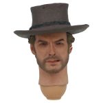 Headsculpt with Clint Eastwood-style hat
