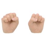 Caucasian male hands