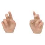 Caucasian male hands