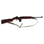 M1 Carbine rifle with wooden stock and metal parts (brown)