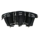 98K ammunition pouches in genuine leather (black)