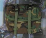 Large woodland camouflage utility pouch (utility/sustainment pouch type)