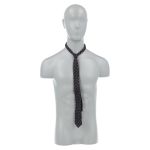 Charcoal grey polka-dot tie