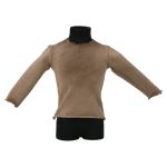 Dirty long-sleeve T-shirt (coyote brown)