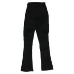 Black women's flared trousers (bell-bottom style)