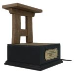 Claus von Stauffenberg diorama display stand (Brown)