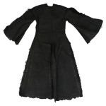 Large tattered tunic / robe layer (black)