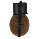 Gourde M31 en feutre avec sangles en cuir et quart (Marron)