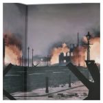 Fond illustré Normandie en flammes