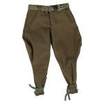 DAK tropical trousers with belt and round Heer metal buckle