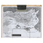 Map case with map
