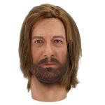 Chuck Norris headsculpt with realistic hair