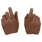 Pair of Caucasian male hands