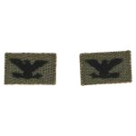 Subdued U.S. Army rank insignia: Major oak leaf (for combat uniform)