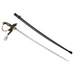 Wehrmacht officer sword with scabbard (metal) with sword portepee knot