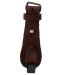 Porte-fourreau / frog d’épée en cuir (marron)