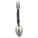 Folding cutlery set (metal spoon & fork)