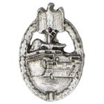 Panzer Assault Badge (metal) (Silver)