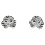 Totenkopf Kragenspeigel insignia (metal)