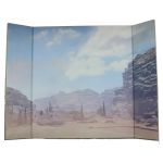 Illustrated backdrop: North Africa desert (Sand)