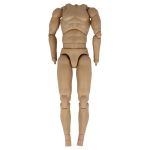 Extended articulated Caucasian male body