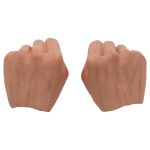 Pair of Caucasian male hands