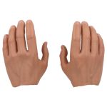 Pair of Caucasian male hands