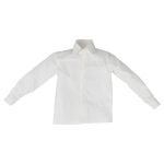 White long-sleeved shirt without pocket