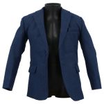 Blue suit jacket