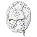 Insigne des blessés 1939 en métal (Argent)