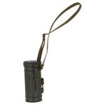 Boîte à masque à gaz Md 38 en métal marquage Croix Rouge