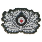 Insigne de casquette Wehrmacht couronne de feuilles de chêne